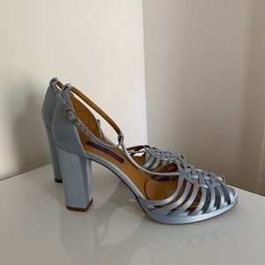 Ralph Lauren Purple Label Blue Strappy Heels
